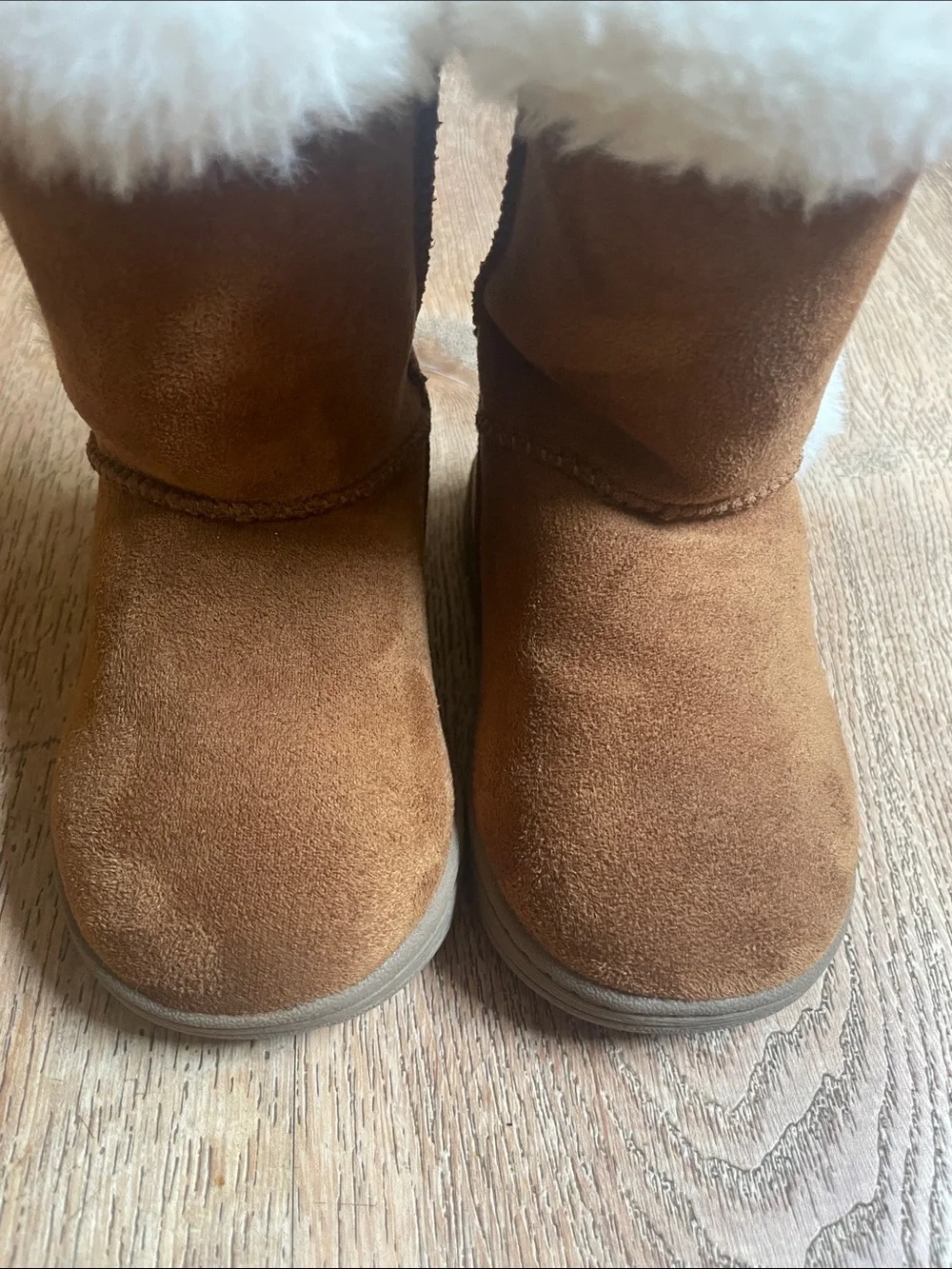 Jumping Beans Boots Faux Suede Button Detail Size 5 Toddler Winter Shoes